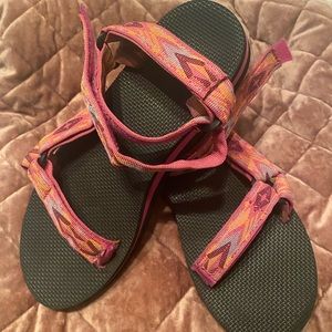 Teva Sandals in great shape only worn a few times.  Womens size 9.